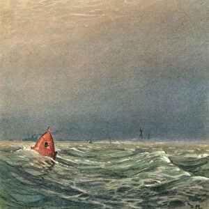 The Bell Buoy (colour litho)