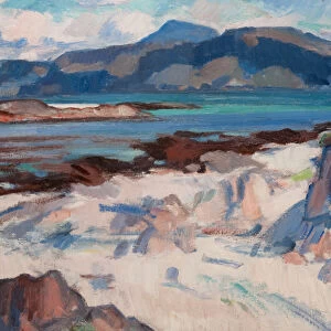 Ben More from Iona, 1920-30 (oil on canvas)