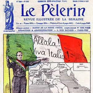 Benito Mussolini seizes power in Italy, 1922 (illustration)