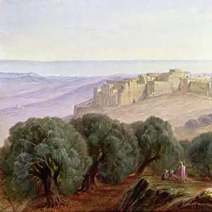 Bethlehem, c. 1870 (pencil & w/c on paper)