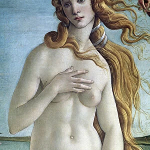 The Birth of Venus. Detail ( 1485) (tempera on canvas)