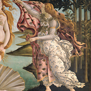 Birth of Venus (detail), c. 1485 (tempera on canvas)