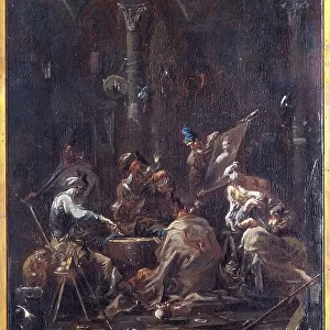Bizarrerie (Oddity) Painting by Alessandro Magnasco dit il Lissandrino (1667-1749