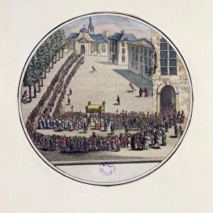 The Blessed Sacrament being carried in Procession at the Opening of the Estates General