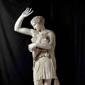 The blessee Amazon Marble sculpture after a Greek original from the 5th century BC