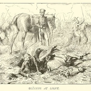 Blucher at Ligny (engraving)