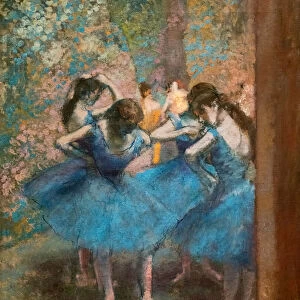 Blue dancers. Around 1893-96. Oil on canvas