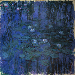 Blue Waterlily (oil on canvas, c. 1916-19)