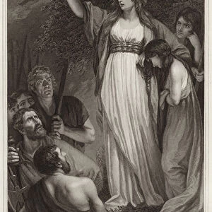 Boadicea haranguing the Britons (engraving)