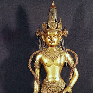 Bodhisattva Avalokitecvara, 15th-16th century (bronze)