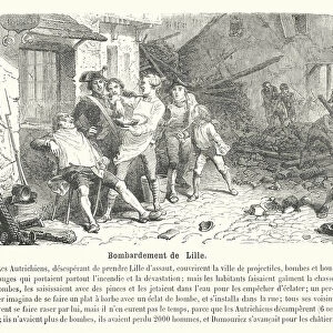 Bombardement de Lille (engraving)