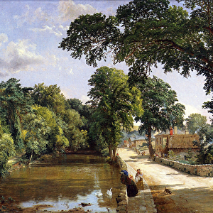 Bonchurch, Isle of Wight, 1859 (oil on canvas)