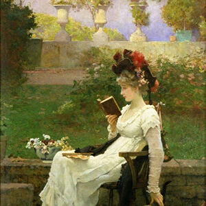 The Book (oil on canvas)