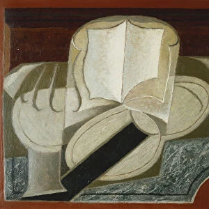 Books and Guitar; Le Livre et la Guitare, 1925 (oil on canvas)