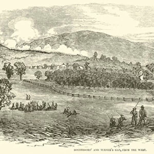 Boonesboro and Turners Gap, from the West, September 1862 (engraving)
