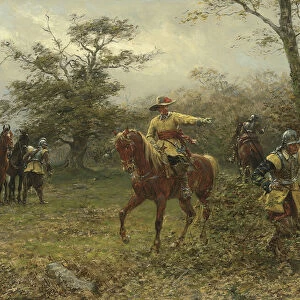 The Boscobel Oak, 1889 (oil on canvas)