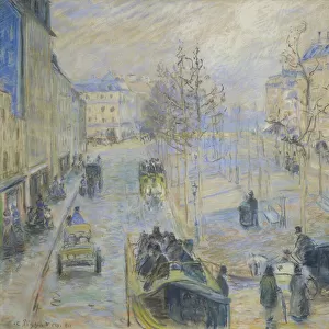 Boulevard Rochechouart, 1880 (pastel on paper)