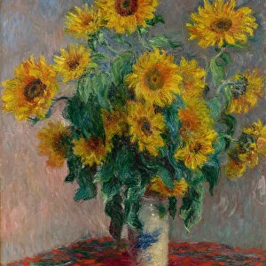 Bouquet of Sunflowers, 1881 (oil on canvas)