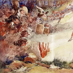 Enchanting fantasy scenes in watercolor