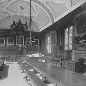 Brasenose College, the Dining Hall (b / w photo)
