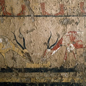Breeding of betail. 2200-2000 BC. (fresco)