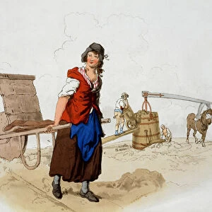 Brick Maker, from Costume of Great Britain, published by William Miller