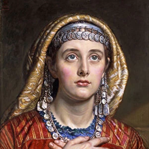 The Bride of Bethlehem, 1884 (oil over tempera on canvas laid on panel)
