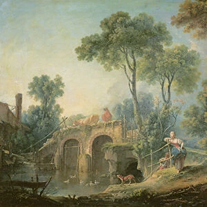 The Bridge, 1761 (oil on canvas)