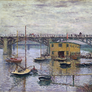 Bridge at Argenteuil on a Gray Day, c. 1876 (oil on canvas)