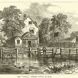 The "Brill, "Somers Town, in 1780 (engraving)