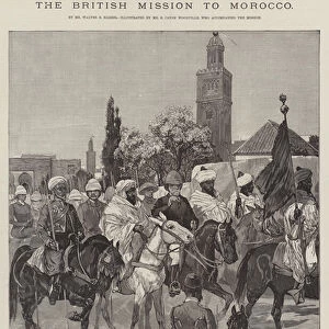 The British Mission to Morocco (engraving)
