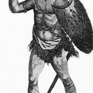 A Britton warrior A Britton warrior