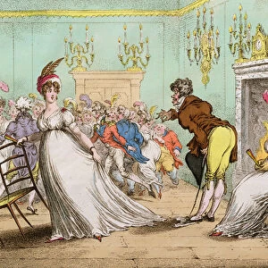 A Broad Hint of Not Meaning to Dance, published by Hannah Humphrey in 1804