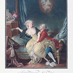 The Broken Fan. Sexual seduction. 18th century