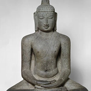 Buddha Shakyamuni seated in meditation (Dhyanamudra), Chola period, c