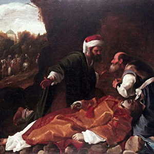 The Burial of St. Stephen (oil on canvas)