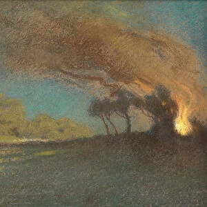 The Burning Bush (Pastel)