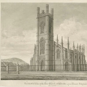 Burton-upon-Trent - Holy Trinity Church: sepia drawing, 1839 (drawing)