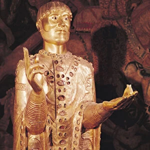 Bust of St. Baudime (copper)