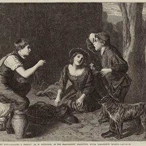 The Butt, shooting a Cherry (engraving)
