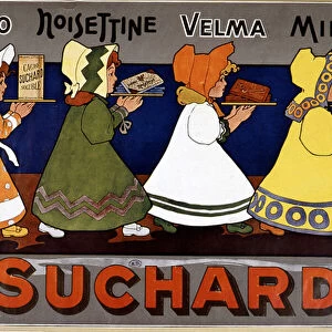 Cacao Suchard - Advertising label, 1906