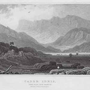 Cader Idris, Three Miles from Barmouth, Merionethshire (engraving)