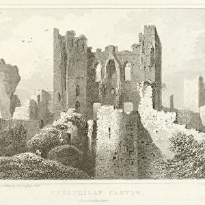 Caerphilly Castle, Glamorganshire (engraving)