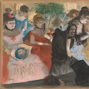 Cafe-Concert (Cabaret), c. 1876-77 (pastel over monotype on paper & board)