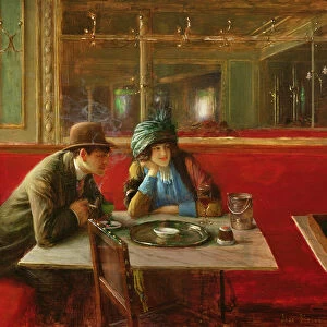 At the Cafe (panel)