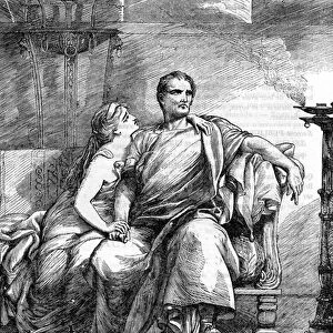 Calpurnia (Calpurnia Pisonis) and Caesar - Jules Cesar - The Tragedy of Julius Caesar