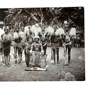 Cameroonian chief with his women, Cameroon, c. 1930 (gelatin silver print)