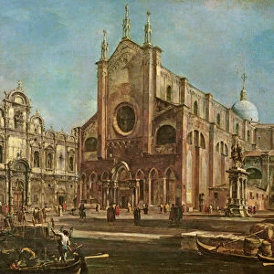 Campo dei Santi Giovanni e Paolo and the Scuola Grande di San Marco, Venice (oil
