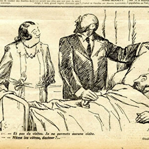 Candid, Satirique en N & B, 1931_5_28: Humor, Medical, Adultere Illustration by Abel
