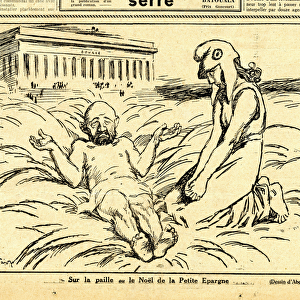 Candide, Satirique en N & B, 1930_12_25: Stock Exchange, Financial Crisis - Marianne